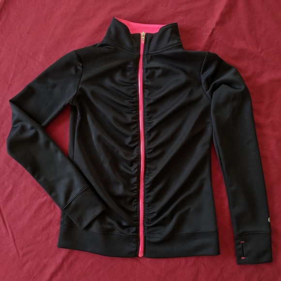 Champion Black & Pink Track Jacket - Picture 1 of 3